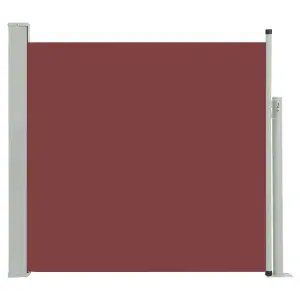 Berkfield Patio Retractable Side Awning 170x300 cm Brown