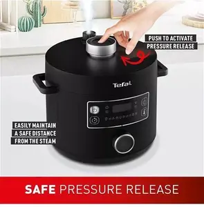 Tefal Turbo Cuisine CY754840 10-In-1 Multi Electric Pressure Cooker, 5L, Black