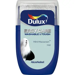 Dulux Easycare Washable & Tough Mint macaroon Matt Wall & ceiling Emulsion paint, 30ml Tester pot