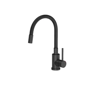 Quadron Maggie Stretch kitchen tap, Matte Black