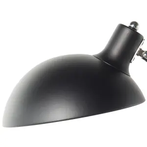 Beliani Industrial Metal Desk Lamp Black MERAMEC