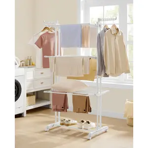 Metal Gullwing Drying Rack White