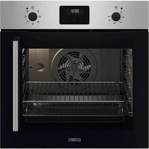 Zanussi ZOCNX3XR Side Opening Single Oven Electric 72L