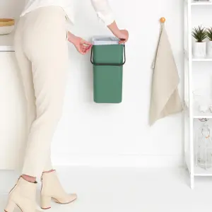 Brabantia Sort & Go Standard Fir green Plastic Bin - 16L Freestanding