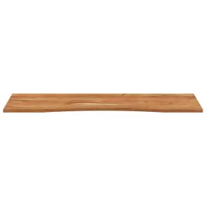 Berkfield Desk Top 140x50x2.5 cm Rectangular Solid Wood Acacia