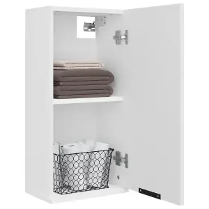 Berkfield Wall-mounted Bathroom Cabinet White 32x20x67 cm