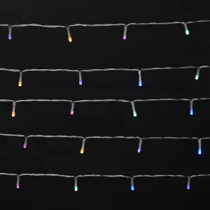 120 Rainbow LED With timer function String lights with 12.2m Clear cable