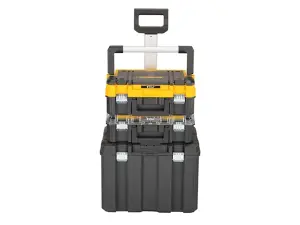 Dewalt DWST1-81049 TStak Tower Rolling Mobile Tool Storage Boxes - 2 Tstak Cases