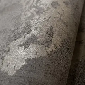 Galerie Crafted Bronze Silky Metallic Stamped Texture Design Wallpaper Roll