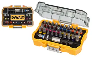 DeWalt DT7969 32Pc Screwdriver Bit Set & Holder Pro Grade PH Slotted PZ Torx S2