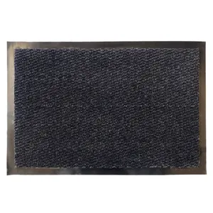 GoodHome Boykins Dark grey Barrier mat, 40cm x 60cm