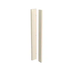 Kitchen Kit Corner Post 720mm J-Pull - Super Gloss Cashmere