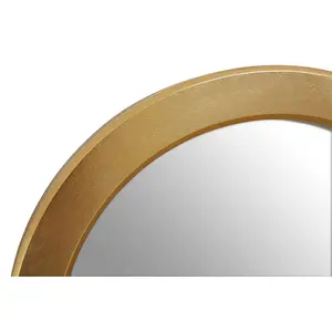 Interiors By Premier Elegant Round Wall Mirror, Versatile Slim Mirror, Easily Maintained Wall Mirror, Compact Mirror for Home