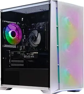 ADMI | Gaming PC, Intel 12400F RTX 4060 Graphics Card 16GB 3200Mhz DDR4 1TB SSD White Mesh RGB Gaming Case WIFI Windows 11