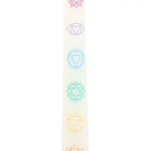 Something Different Chakra Balancing Taper Candle (Pack of 3) White/Multicoloured (One Size)