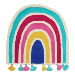 Premier Kids Kids Rainbow Rug with Tassels