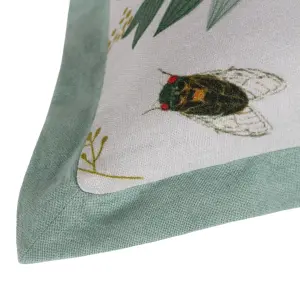 Wylder Lacewing Floral Polyester Filled Cushion