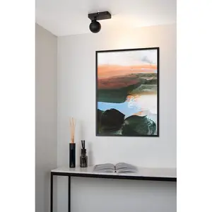 Lucide Favori Modern Ceiling Spotlight - 1xGU10 - Black