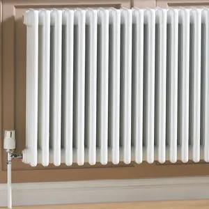 Acova White 3 Column Radiator, (W)628mm x (H)600mm