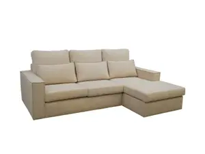 Soho High Back Right Hand  Facing Corner Sofa Beige