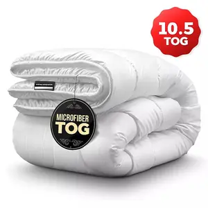 Hotel Quality Microfiber Duvet Quilt Tog 10.5 Single Double King & Super King Size Duvets & Comforters