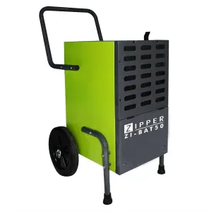 Zipper BAT50 Industrial Dehumidifier, 900W, 50L/pd 5ltr Tank