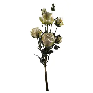 60cm Cream Rose Artificial Flowers