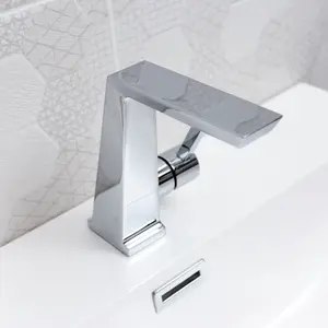 Etna Polished Chrome Deck-mounted Basin Mono Mixer Tap