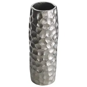 Flower Vase CALAKMUL Metal Silver