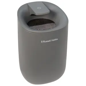 Russell Hobbs Compact Dehumidifier Fresh Air Mini 300ml/day Grey RHDH1061G