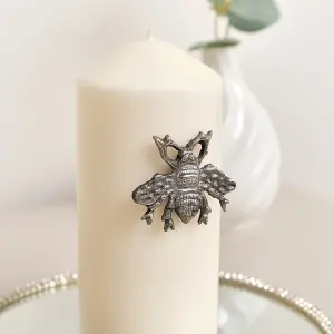 Melody Maison Silver Bumblebee Candle Pin