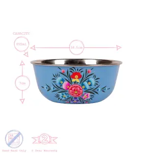 BillyCan - Picnic Bowl - 16.5cm  - Ocean Pansy