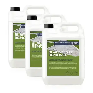 Stonecare4U - Black Spot Remover (15L) - High-Performance Cleaner, Quickly Removes Black Spot Deposits, Green Algae, Lichen & More