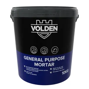 Volden Multipurpose mortar, 10kg Tub - Requires mixing before use