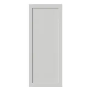 Tydeman Matt grey Shaker 70:30 Larder/fridge freezer Cabinet door (W)600mm (H)1467mm (T)20mm