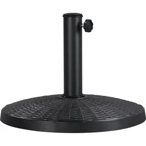 10.1kg Free Standing Umbrella Base Black