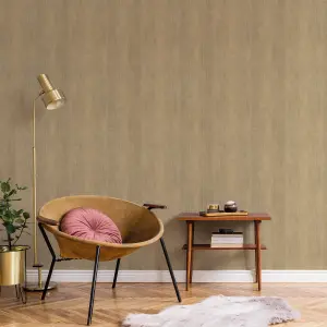 Galerie Botanica Yellow Small Weave Plain Smooth Wallpaper