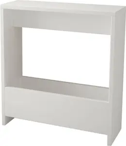 Beeler Modern Slim Compact Side Table Zipcode Design Colour: White