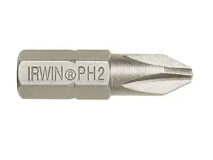 IRWIN� - Screwdriver Bits Phillips PH1 25mm (Pack 2)