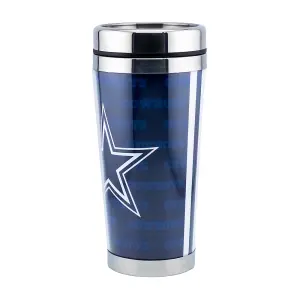 Dallas Cowboys Wrap Travel Mug Blue/Silver (One Size)