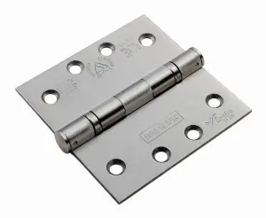 Eurospec Satin Stainless Steel Enduro Grade 13 Ball Bearing Hinge, Grade 316 Stainless Steel (CEN1443/13SSS)