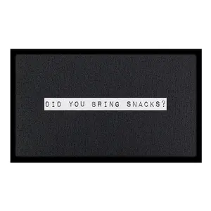 Did You Bring Snacks Indoor & Outdoor Doormat - 70x40cm