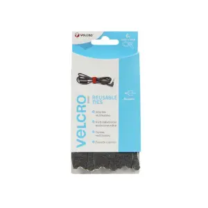 VELCRO Brand VELCRO Brand ONE-WRAP Reusable Ties (6) 12mm x 20cm Black