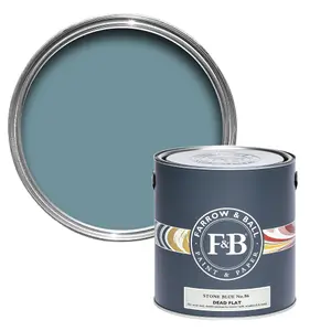 Farrow & Ball Dead Flat Mixed Colour 86 Stone Blue 2.5 Litre