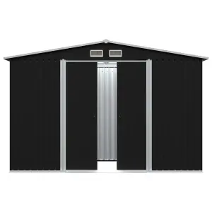 Berkfield Garden Storage Shed Anthracite Steel 257x205x178 cm