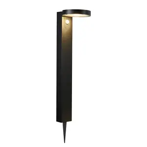 Rica Black Solar Powered Metal Pathway Lights