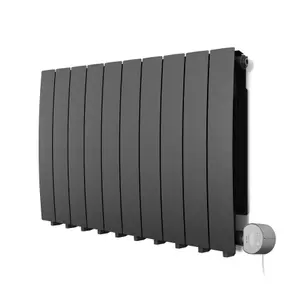 Terma 230V 1.2kW Graphite Smart Horizontal Oil-filled radiator