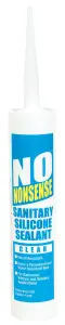 No Nonsense Clear Silicone-based Sanitary sealant, 310ml