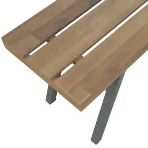 Berkfield Garden Bench 120 cm Solid Acacia Wood