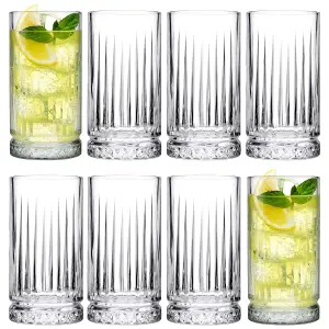 Pasabahce Elysia Highball Glasses - 435ml - Pack of 8